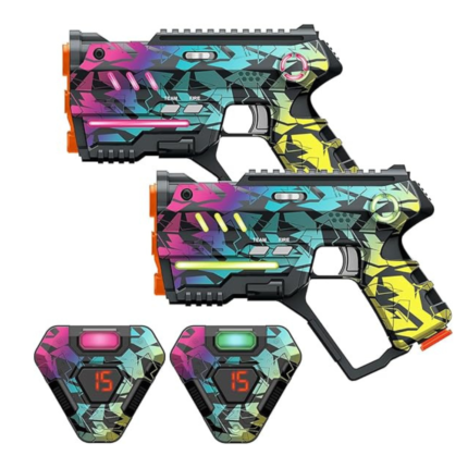 Laser Tag Set of 2, Lazer Tag Game for Kids Indoor & Outdoor Play